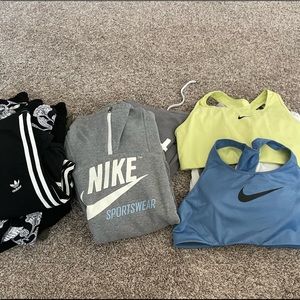 Huge plus size workout Lot Sz XL/1x Nike adidas